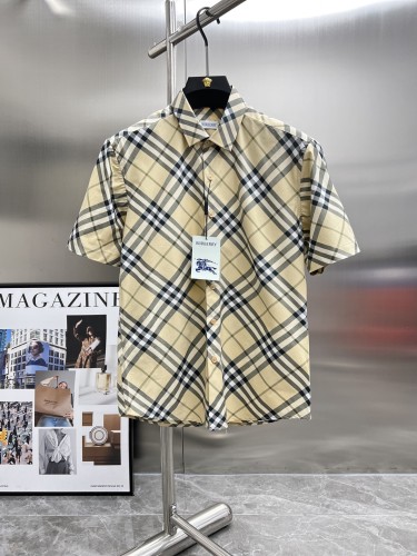 Burberry New Classic Checkered Casual Short Sleeve Shirt