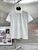Louis Vuitton New Classic Full Logo Gradient Short Sleeve Polo Shirt