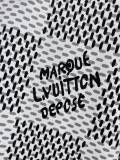 Louis Vuitton New Embroidered Logo Checkered Short Sleeved Polo Shirt