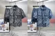 Louis Vuitton New Classic Full Logo Printed Denim Short Sleeve Set