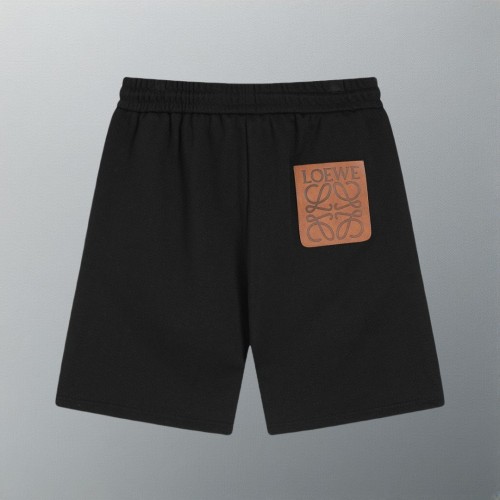 Loewe New Couple Classic Leather Logo Casual Drawstring Shorts