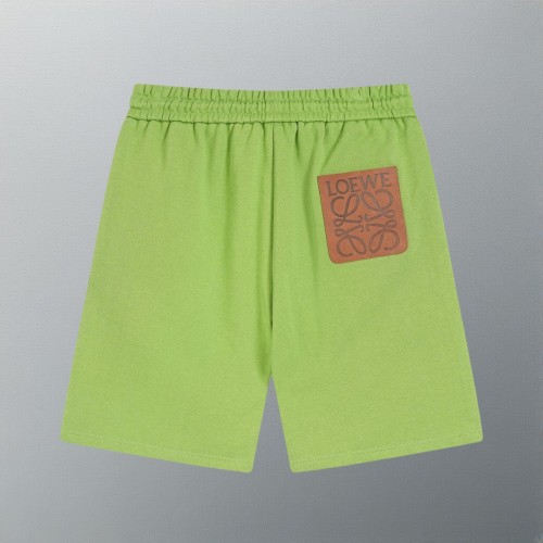 Loewe New Couple Classic Leather Logo Casual Drawstring Shorts