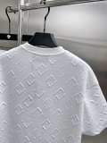 Fendi New Classic Full Embossed Logo Casual Short Sleeve Set