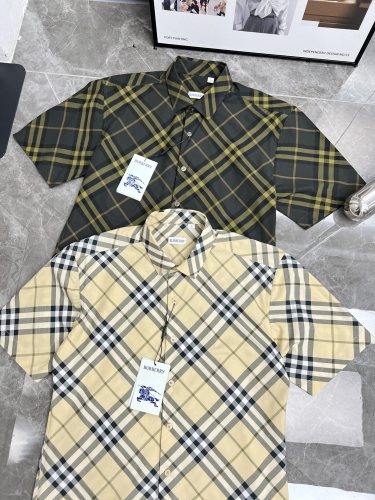 Burberry New Classic Checkered Casual Short Sleeve Shirt
