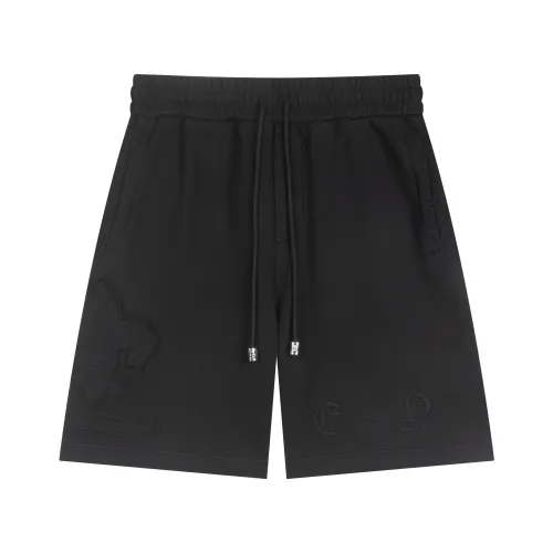 Chrome Hearts Couple New Patchwork Embroidered Washed Casual Shorts