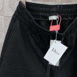 Dior New Unisex Embroidered Logo 47 Drawstring Casual Versatile Shorts