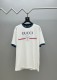 Gucci New Fashion Logo Printed Short Sleeves Unisex Casual Contrast Collar T-shirt