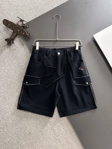 Balenciaga New High Street Embroidered Logo Washed Casual Cowboy Shorts