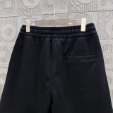 Dior New Unisex Embroidered Logo 47 Drawstring Casual Versatile Shorts