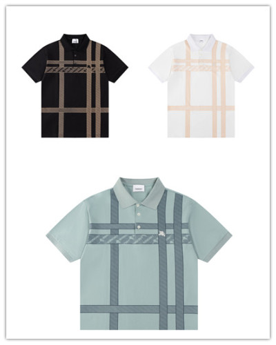Burberry Classic Embroidered War Horse Checkered Polo Shirt