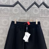 Dior New Unisex Embroidered Logo 47 Drawstring Casual Versatile Shorts