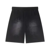 Chrome Hearts Couple New Patchwork Embroidered Washed Casual Shorts