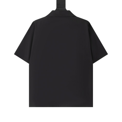 Prada Classic Triangle Logo Nylon Short Sleeve Shirt