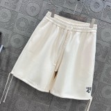 Dior New Unisex Embroidered Logo 47 Drawstring Casual Versatile Shorts