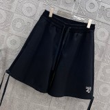 Dior New Unisex Embroidered Logo 47 Drawstring Casual Versatile Shorts