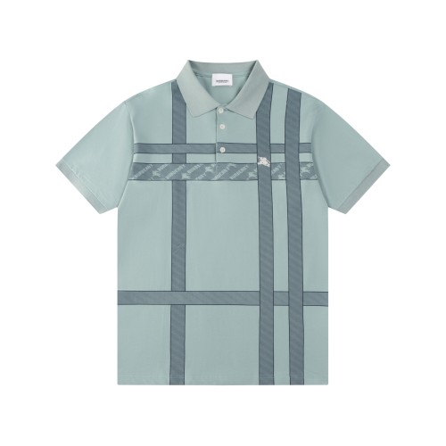 Burberry Classic Embroidered War Horse Checkered Polo Shirt