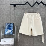 Dior New Unisex Embroidered Logo 47 Drawstring Casual Versatile Shorts