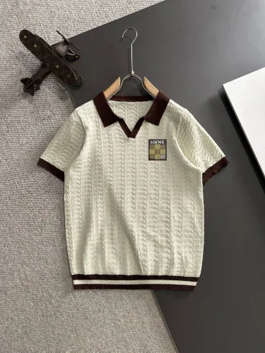Loewe Spring/Summer New Men's Polo Knitted Short Sleeve