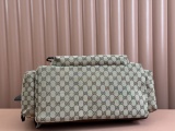 Gucci New 3D Logo Canvas Backpack Shoulder Bag Size: 48x45x21 CM