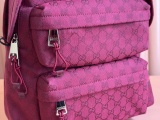 Gucci New Classic Canvas Backpack Shoulder Bag Size: 36.5x40x23 CM