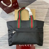 Gucci Classic Embossed Logo Nylon Tote Shoulder Bag Size: 45x32x15CM