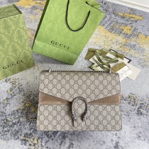 Gucci Classic GG Tiger Head Buckle Canvas Splice Leather Postman Bag Crossbody Bag Size: 30x21x9 CM