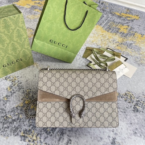 Gucci Classic GG Tiger Head Buckle Canvas Splice Leather Postman Bag Crossbody Bag Size: 30x21x9 CM