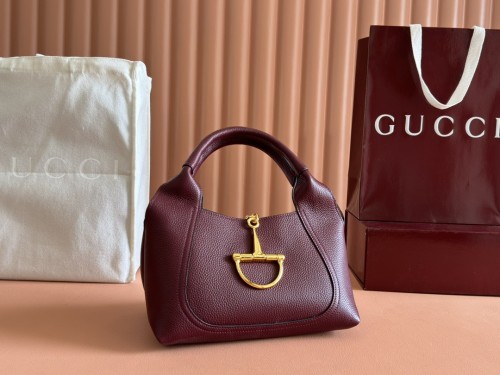 Gucci New Fashion Spliced Underarm Bag Handbag Size: 27.5x21x16 CM
