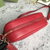 Gucci Classic Embossed GG Camera Bag Crossbody Bag Size: 21x15x7 CM