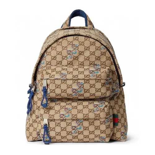 Gucci New Classic Canvas Backpack Shoulder Bag Size: 36.5x40x23 CM