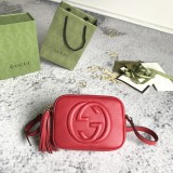 Gucci Classic Embossed GG Camera Bag Crossbody Bag Size: 21x15x7 CM