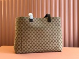 Gucci Classic Logo Canvas Tote Bag Handbag Size: 45x32x15 CM