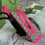 Gucci Women's Classic Logo Canvas Collar Backpack Shoulder Bag Size: 22x29x15 CM