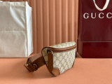 Gucci Classic Couple GG Canvas Collar Waist Bag Size: 23x13x5.5 CM