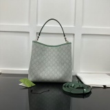 Gucci Classic GG Canvas Tote Bag Diagonal Cross Tote Bag Size: 25x25x15.5 CM