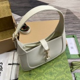 Gucci Golden Lock Half Moon Underarm Bag Diagonal Shoulder Bag Size: 27.5x19x4CM