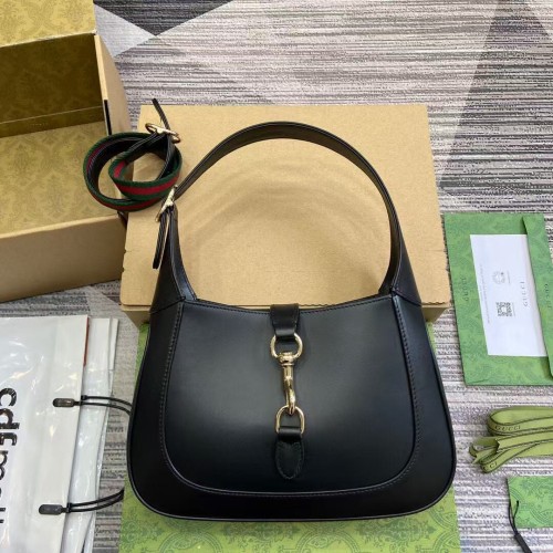 Gucci Golden Lock Half Moon Underarm Bag Diagonal Shoulder Bag Size: 27.5x19x4CM