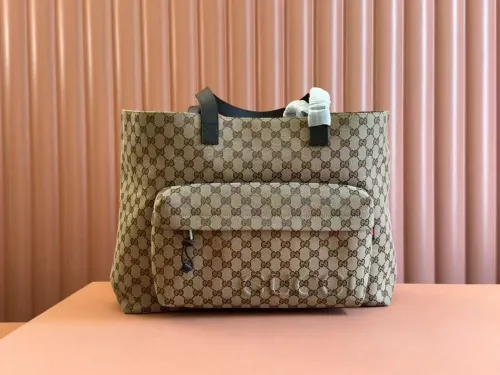 Gucci Classic Logo Canvas Tote Bag Handbag Size: 45x32x15 CM