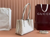 Gucci Classic GG Canvas Tote Bag Diagonal Cross Tote Bag Size: 31x18x11 CM