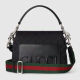 Gucci Web Classic GG Printed Flip Shoulder Handbag Diagonal Cross Bag Size: 19x15x7CM