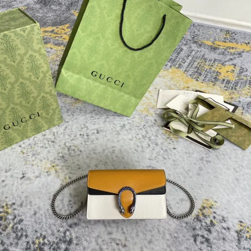Gucci New Enamel Tiger Head Clash Flip Chain Bag Crossbody Bag Size: 16.5x10x4.5CM