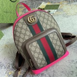 Gucci Women's Classic Logo Canvas Collar Backpack Shoulder Bag Size: 22x29x15 CM