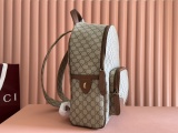 Gucci Classic Emblem Logo Printed Backpack Size: 31x41x18 CM