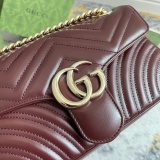 Gucci Classic GG Chain Shoulder Bag Crossbody Bag Size: 26x15x7 CM
