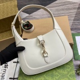 Gucci Golden Lock Half Moon Underarm Bag Diagonal Shoulder Bag Size: 27.5x19x4CM