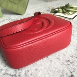 Gucci Classic Embossed GG Camera Bag Crossbody Bag Size: 21x15x7 CM