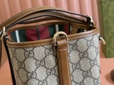 Gucci Classic GG Canvas Tote Bag Diagonal Cross Tote Bag Size: 31x18x11 CM