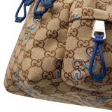 Gucci New Classic Canvas Backpack Shoulder Bag Size: 36.5x40x23 CM