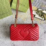 Gucci Classic GG Chain Shoulder Bag Crossbody Bag Size: 26x15x7 CM
