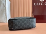 Gucci Classic GG Canvas Splice Leather Handbag Shoulder Bag Crossbody Bag Size: 19x12.5x7 CM